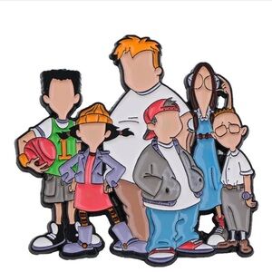 Recess 1997 Adventure Cartoon Enamel Pin